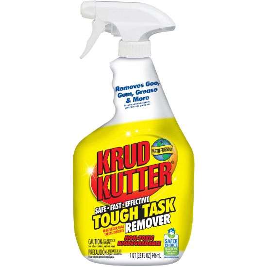 Picture of Krud Kutter Tough Task Remover Spray, 32 Oz, Clear, Pack Of 4 Spray Bottles