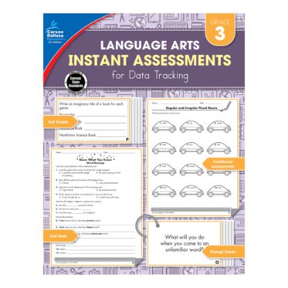 Picture of Carson-Dellosa Instant Assessments For Data Tracking Language Arts Resource Book, Grade 3