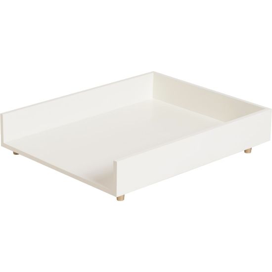 Picture of U Brands Juliet Collection Stackable Paper Tray, 2-1/2inH x 9-13/16inW x 12-1/4inD, White