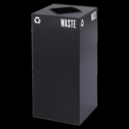 Picture of Safco Recycling Receptacle, 31 Gallon, Black