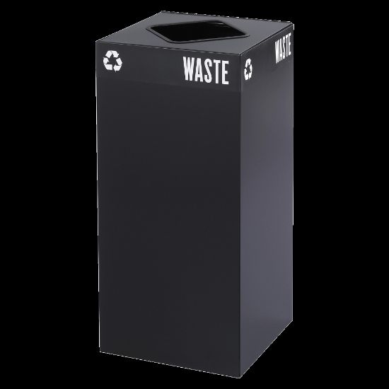 Picture of Safco Recycling Receptacle, 31 Gallon, Black