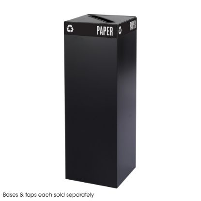 Picture of Safco Recycling Receptacle, 42 Gallon, Black