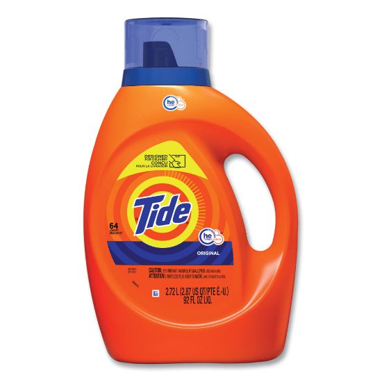 Picture of Tide Liquid Laundry Detergent, Original Scent, 92 Oz