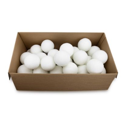 Picture of Hygloss Craft Foam Balls, 4 Inch, White, Pack Of 36