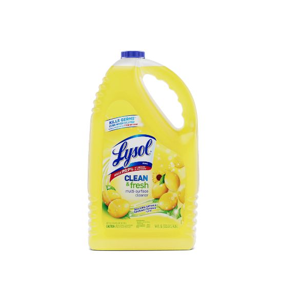 Picture of Lysol Clean & Fresh Multi-Surface Cleaner, Sparkling Lemon & Sunflower Essence Scent, 144 Oz Bottle