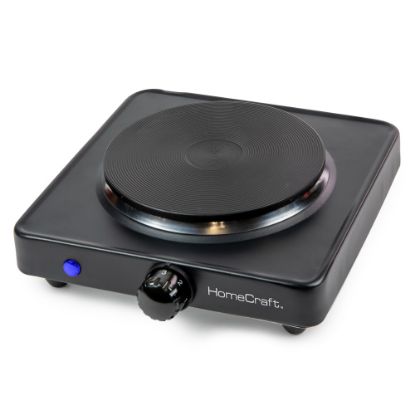 Picture of Nostalgia Electrics HomeCraft Single-Burner Hot Plate, Black