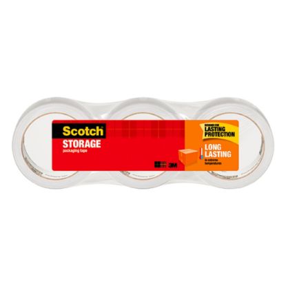 Picture of Scotch Long-Lasting Storage Packaging Tape, 1-7/8in x 54.6 Yd., Pack Of 3 Rolls