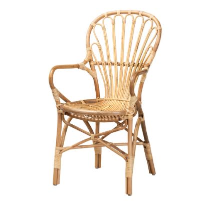 Picture of bali & pari Sheraton Rattan Dining Chair, Natural