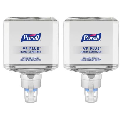 Picture of Purell VF PLUS Gel Hand Sanitizer Refills For ES8 Touch-Free Hand Sanitizer Dispensers, Fragrance Free, 40.6 Oz, Case Of 2 Refills