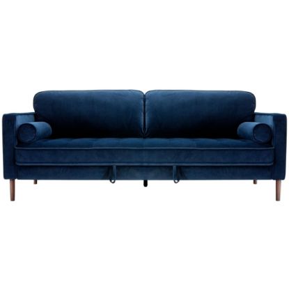 Picture of Nouhaus Module Ergonomic Sofa Bed, 34-1/4inH x 37inW x 85-7/8inL, Navy Blue