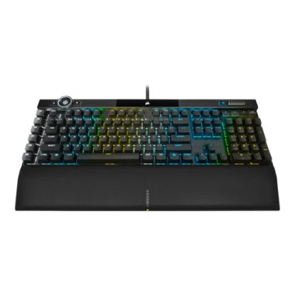 Picture of CORSAIR Gaming K100 RGB - Keyboard - backlit - USB - key switch: CHERRY MX Speed - black