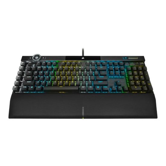 Picture of CORSAIR Gaming K100 RGB - Keyboard - backlit - USB - key switch: CHERRY MX Speed - black