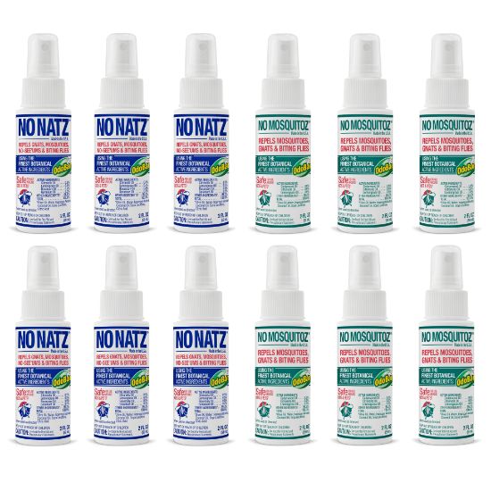 Picture of No Natz No Mosquitoz Botanical Bug Repellent, 2 Oz, Pack Of 12 Bottles