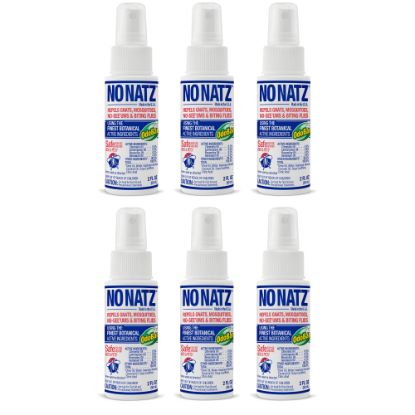 Picture of No Natz Botanical Bug Repellent, 2 Oz, Pack Of 6 Bottles