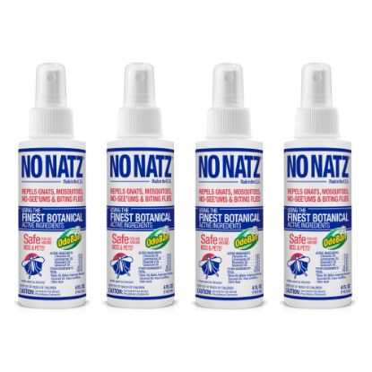 Picture of No Natz Botanical Bug Repellent, 4 Oz, Pack Of 4 Bottles