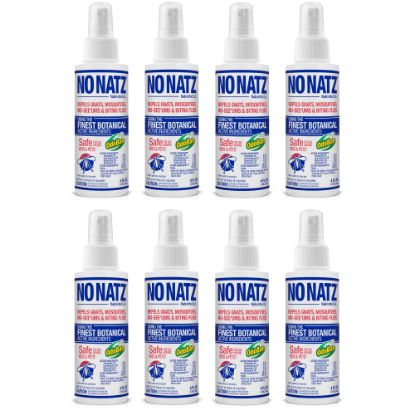 Picture of No Natz Botanical Bug Repellent, 4 Oz, Pack Of 8 Bottles