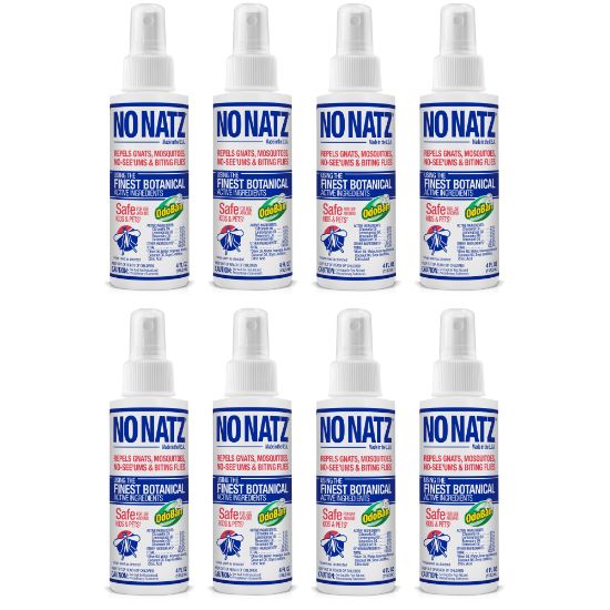 Picture of No Natz Botanical Bug Repellent, 4 Oz, Pack Of 8 Bottles