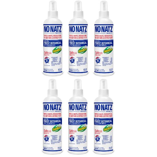 Picture of No Natz Botanical Bug Repellent, 8 Oz, Pack Of 6 Bottles