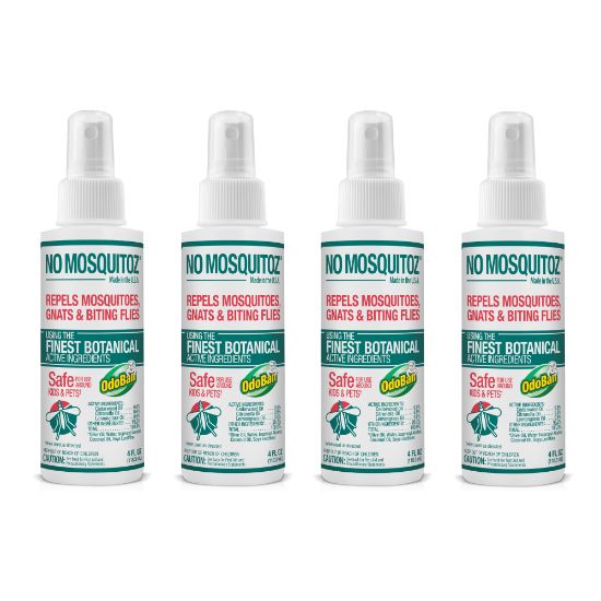 Picture of No Natz No Mosquitoz Botanical Bug Repellent, 4 Oz, Pack of 4 Bottles