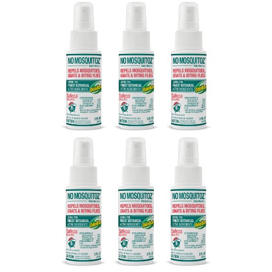 Picture of No Natz No Mosquitoz Botanical Bug Repellent, 2 Oz, Pack Of 6 Bottles