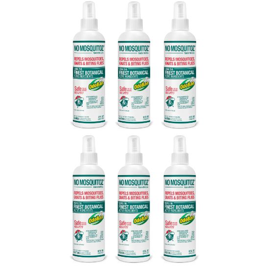 Picture of No Natz No Mosquitoz Botanical Bug Repellent, 8 Oz, Pack Of 6 Bottles