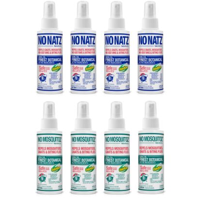 Picture of No Natz No Mosquitoz Botanical Bug Repellent, 4 Oz, Pack Of 8 Bottles