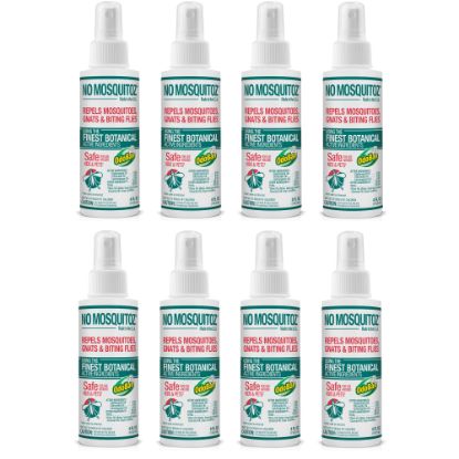 Picture of No Natz No Mosquitoz Botanical Bug Repellent, 4 Oz, Pack Of 8 Bottles