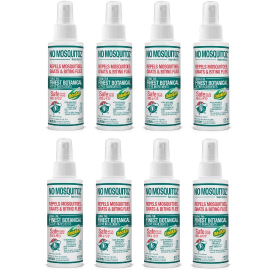 Picture of No Natz No Mosquitoz Botanical Bug Repellent, 4 Oz, Pack Of 8 Bottles