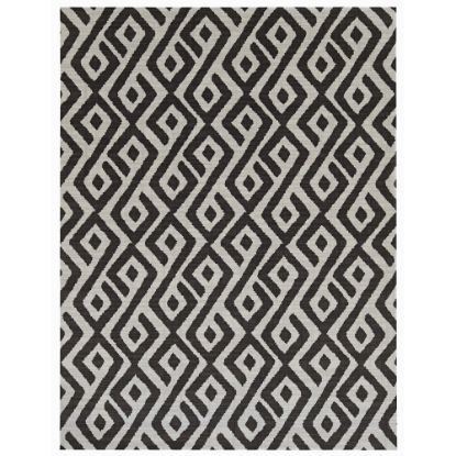 Picture of Foss Floors Area Rug, 6ftH x 8ftW, Abstract, Gray/White