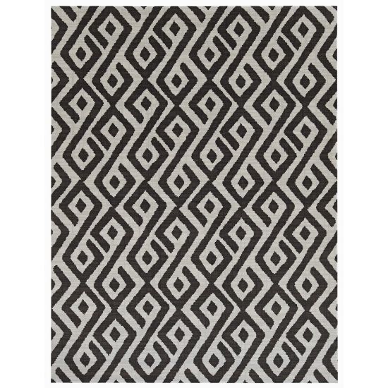 Picture of Foss Floors Area Rug, 6ftH x 8ftW, Abstract, Gray/White