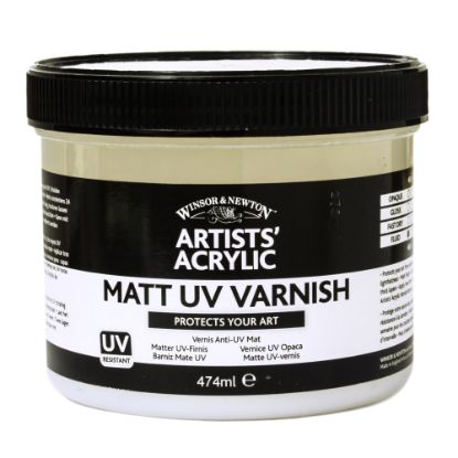 Picture of Winsor & Newton Artists Acrylic UV Varnish, Matte, 237 mL