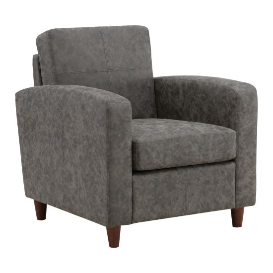 Picture of Office Star Venus Club Chair, Charcoal/Espresso