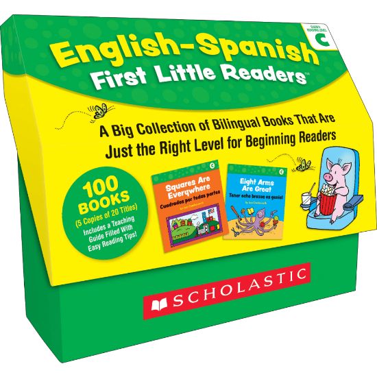 Picture of Scholastic Teacher Resources English-Spanish First Little Readers: Guided Reading Level C, Grades Pre-K To 2nd, Set Of 100 Books