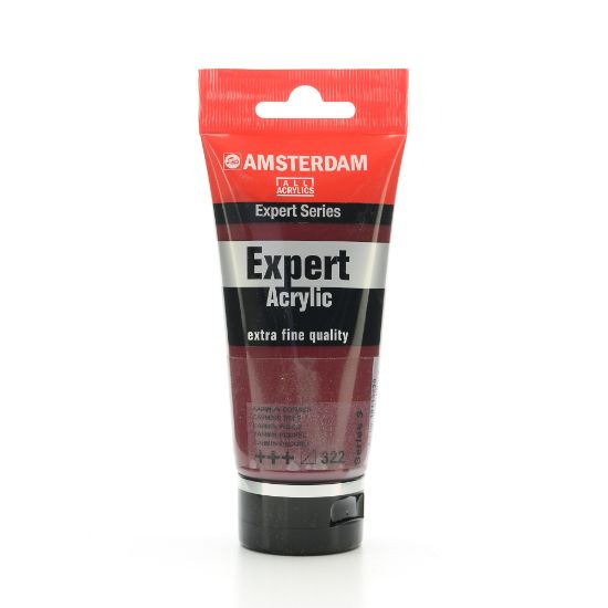 Picture of Amsterdam Expert Acrylic Paint Tubes, 75 mL, Carmine Deep, Pack Of 2