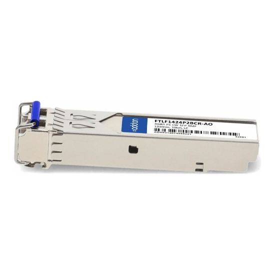 Picture of AddOn - SFP (mini-GBIC) transceiver module (equivalent to: Finisar FTLF1424P2BCR) - 4Gb Fibre Channel (LW) - Fibre Channel - LC single-mode - up to 6.2 miles - 1310 nm - TAA Compliant