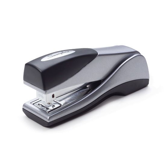 Picture of Swingline Optima Grip Compact Stapler, 25 Sheets Capacity, Silver