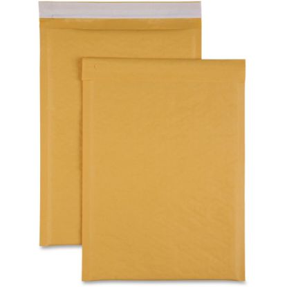 Picture of Sparco Size 4 Bubble Cushioned Mailers - Bubble - #4 - 9 1/2in Width x 14 1/5in Length - Self-sealing - Kraft - 100 / Carton - Kraft