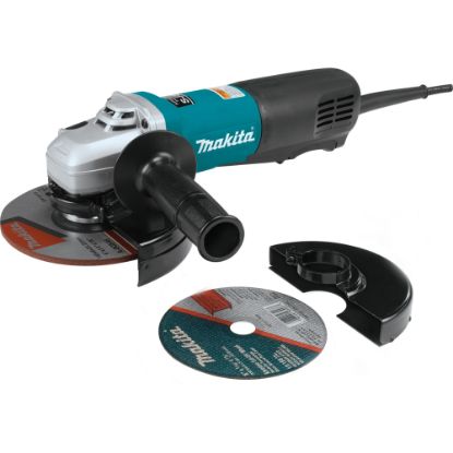 Picture of Makita High-Power Paddle Corded Angle Grinder, 6in, Blue