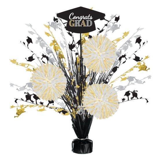 Picture of CENTERPIECE,TINSEL,GRAD,18IN