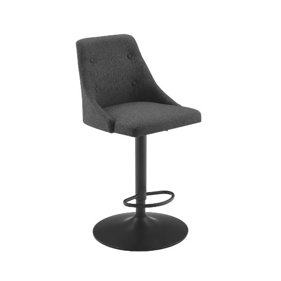 Picture of Powell Bellinger Adjustable Bar Stool, Gray/Dark Bronze