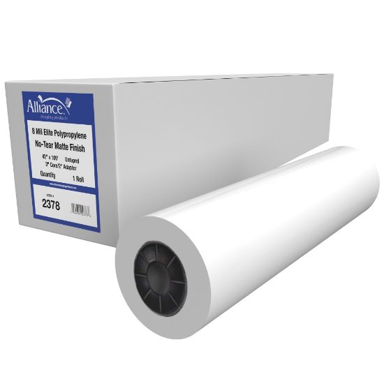 Picture of HP Everyday Matte Polypropylene Roll Film Roll, 2in Core, 42in x 100ft, 85 Lb