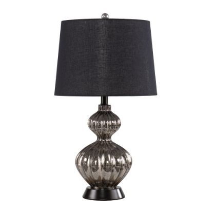 Picture of SEI Lyratta Table Lamp, 24-1/2inH, Black/Silver