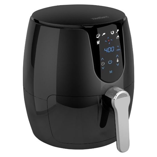 Picture of West Bend 3.7-Quart Air Fryer, 10-7/16in x 12-1/2in x 12-7/16in, Black