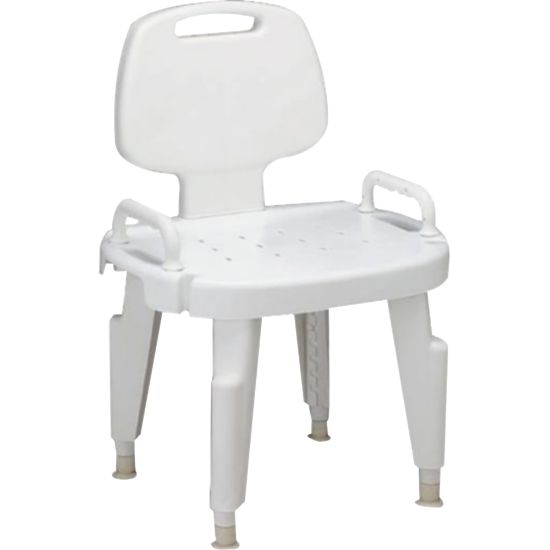 Picture of Medline Guardian Composite Bath Bench With Back, White