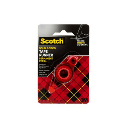 Picture of Scotch Double-Sided Tape Runner Permanent Refill, 1/3in x 49ft