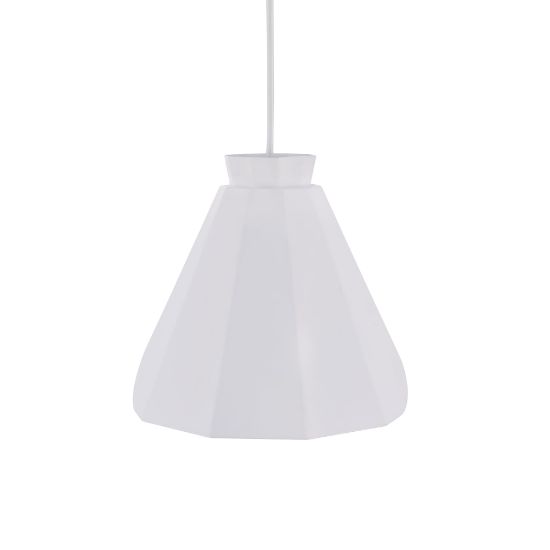 Picture of SEI Furniture Millie Metal Pendant Lamp, Matte White