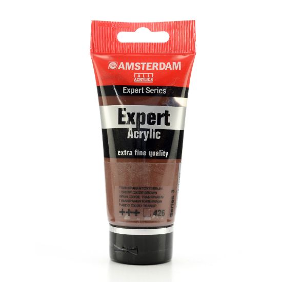 Picture of Amsterdam Expert Acrylic Paint Tubes, 75 mL, Transparent Oxide Brown, Pack Of 2