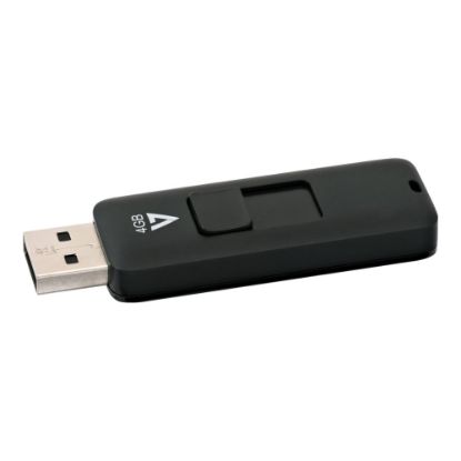 Picture of V7 VF24GAR-3N - USB flash drive - 4 GB - USB 2.0 - black