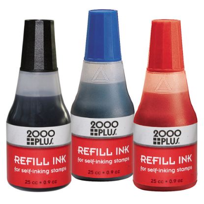 Picture of 2000 PLUS Self-Inking Stamp Refill Ink, 1 Oz, Black