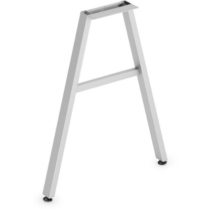 Picture of HON Mod Collection Worksurface 24inW A-leg Support - 24in - Finish: Silver